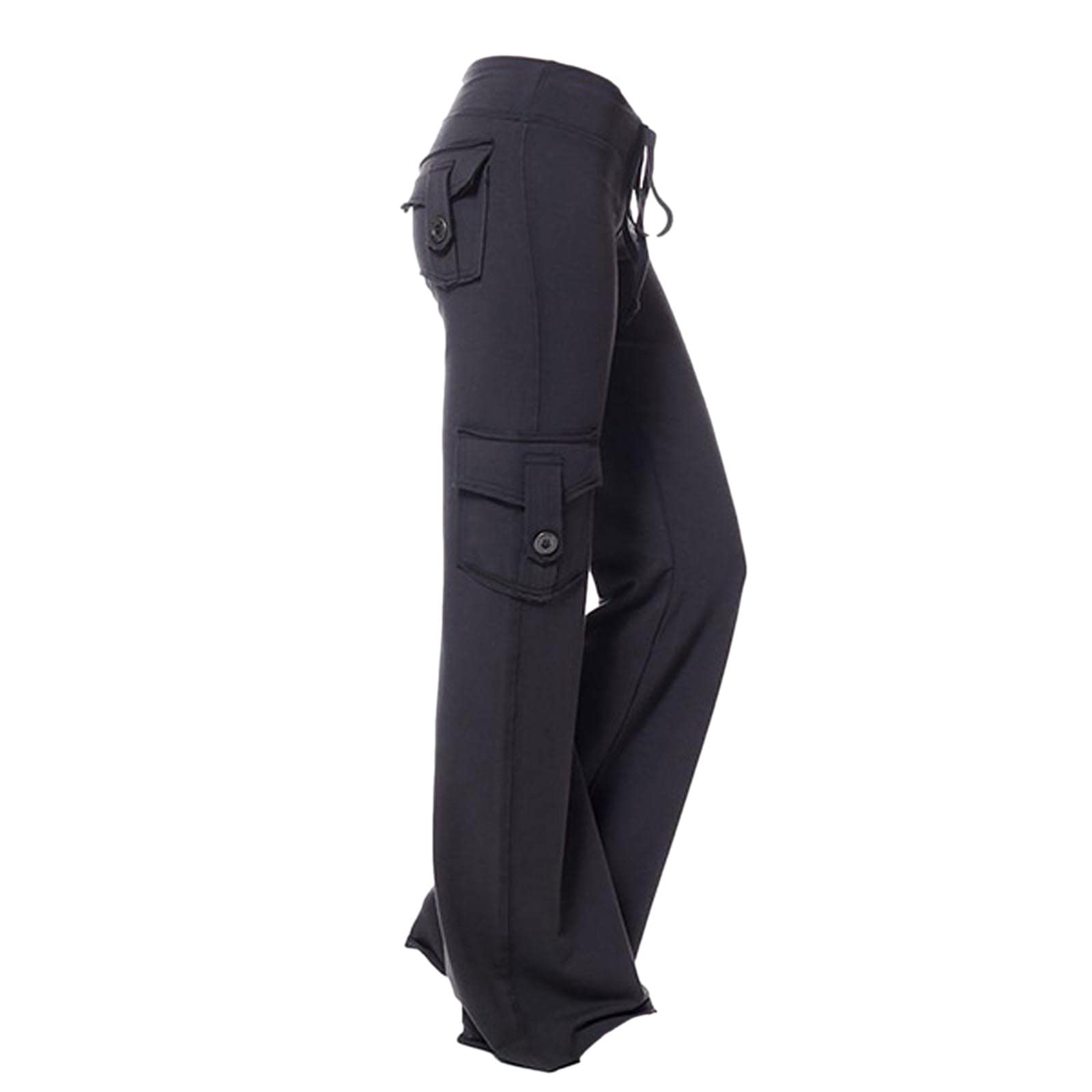 Women's Bootcut Yoga Pants - Stretchy Workout Cargo Pants with Pockets | Wide Leg Sweatpants & Palazzo Pants for Gym, Lounge & Casual Wear