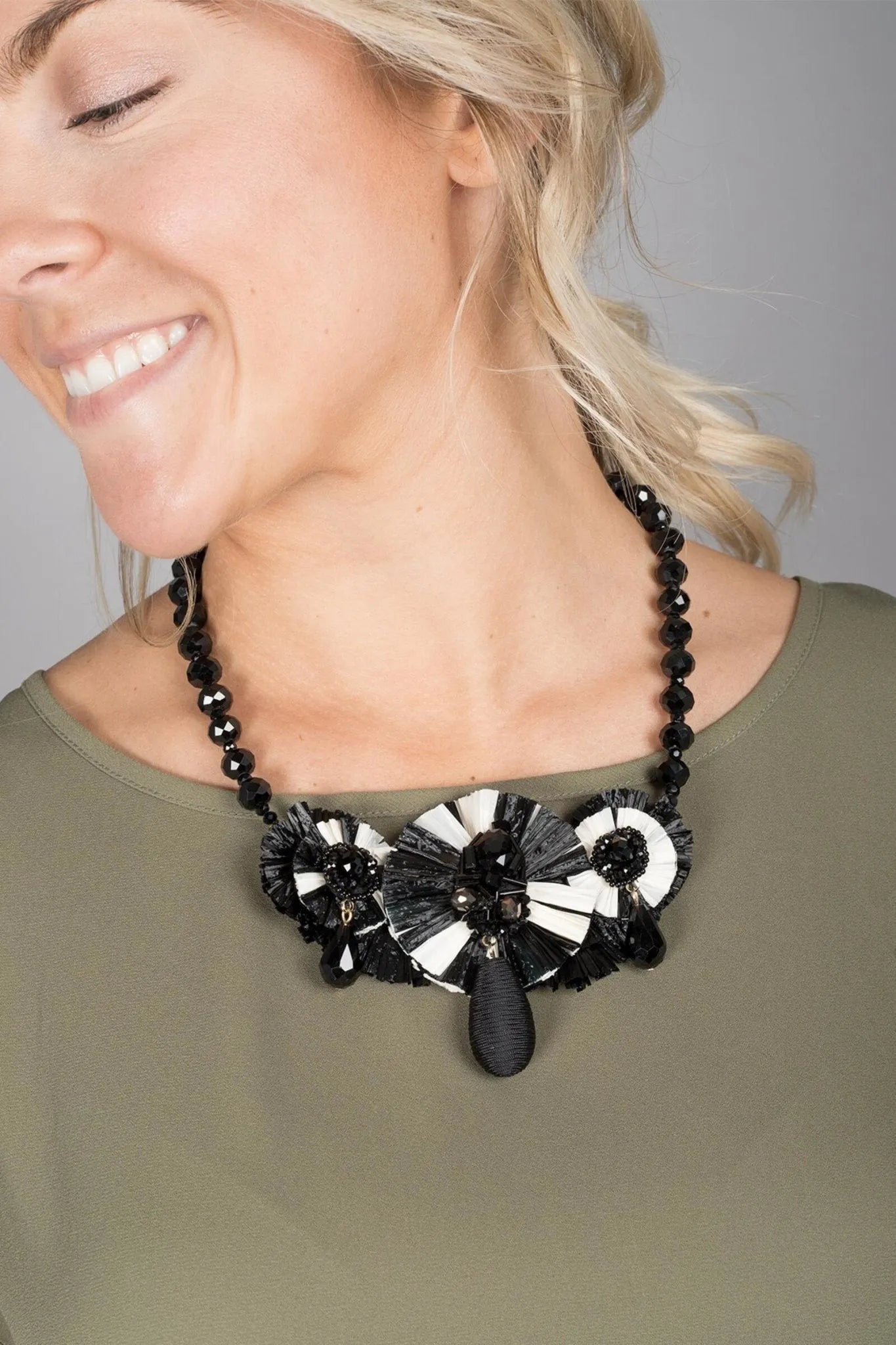 Utsav Beaded Drop Necklace - Handmade Boho Jewelry for Women - Perfect for Weddings, Parties & Everyday Wear