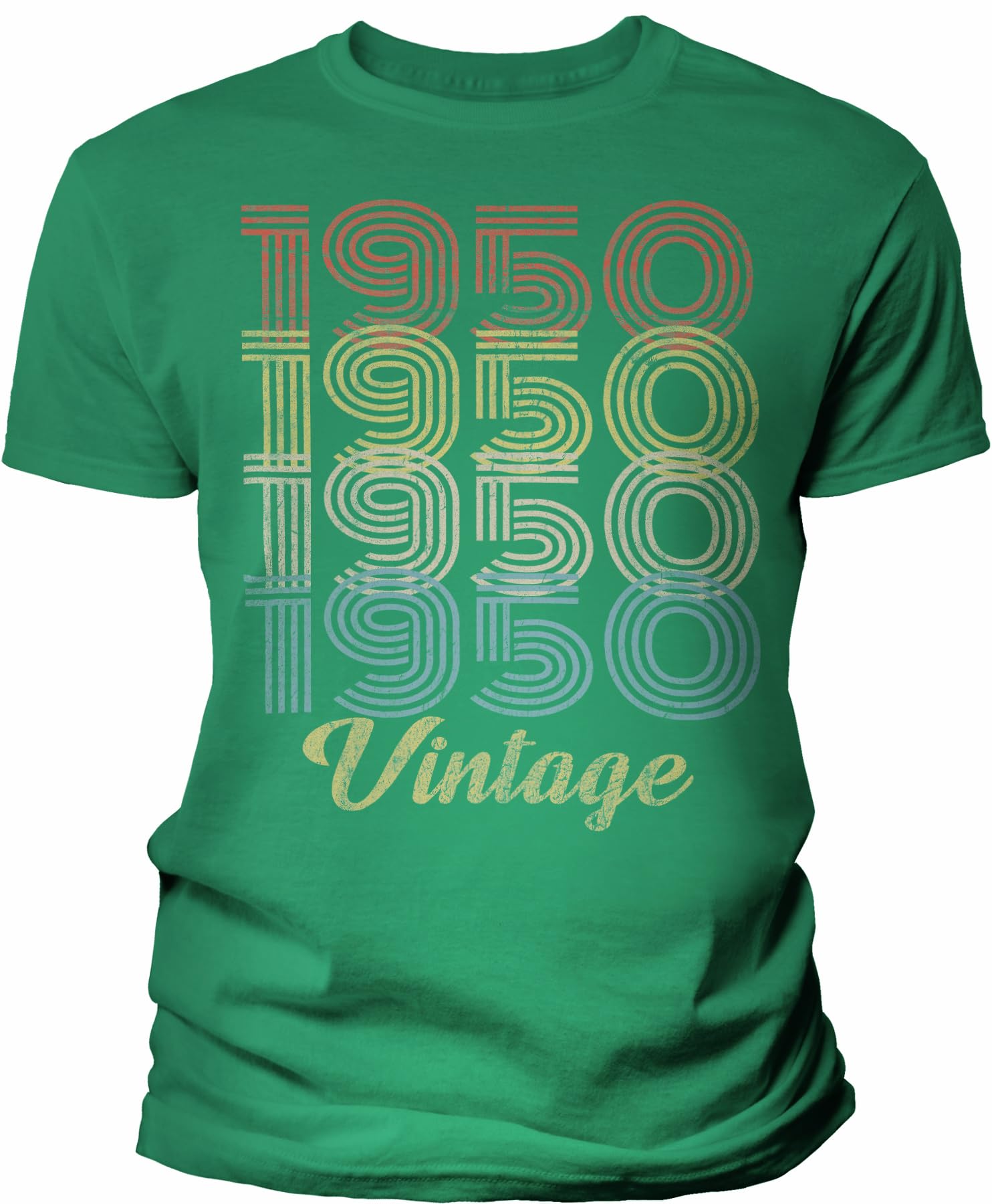 Vintage 1950 Retro 75th Birthday Shirt for Men - Classic 75 Year Old Gift Idea - Perfect for Milestone Celebrations & Birthday Parties