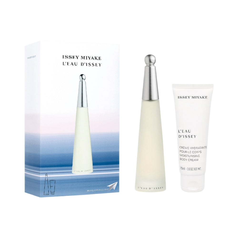 Issey Miyake L'Eau D'Issey 2-Piece Eau de Toilette Set - 100ml Perfume for Women, Fresh Floral Scent, Day & Night Wear, Gift for Her