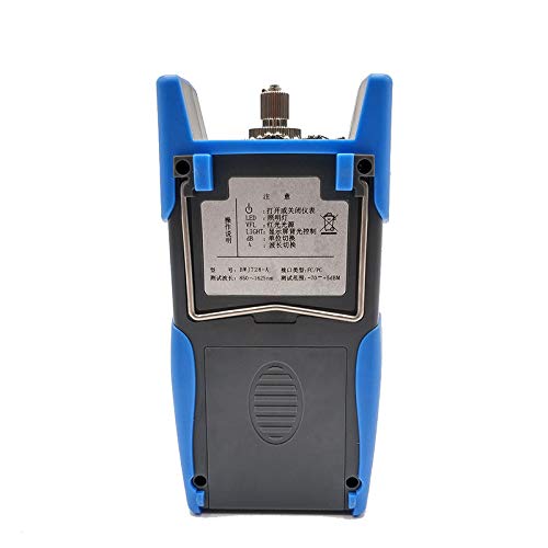 Optical Fiber Power Meter 30Mw Visual -6C with Single Fiber Cleaver & Cleaner Kit - Perfect for Network Installation, Maintenance & Testing