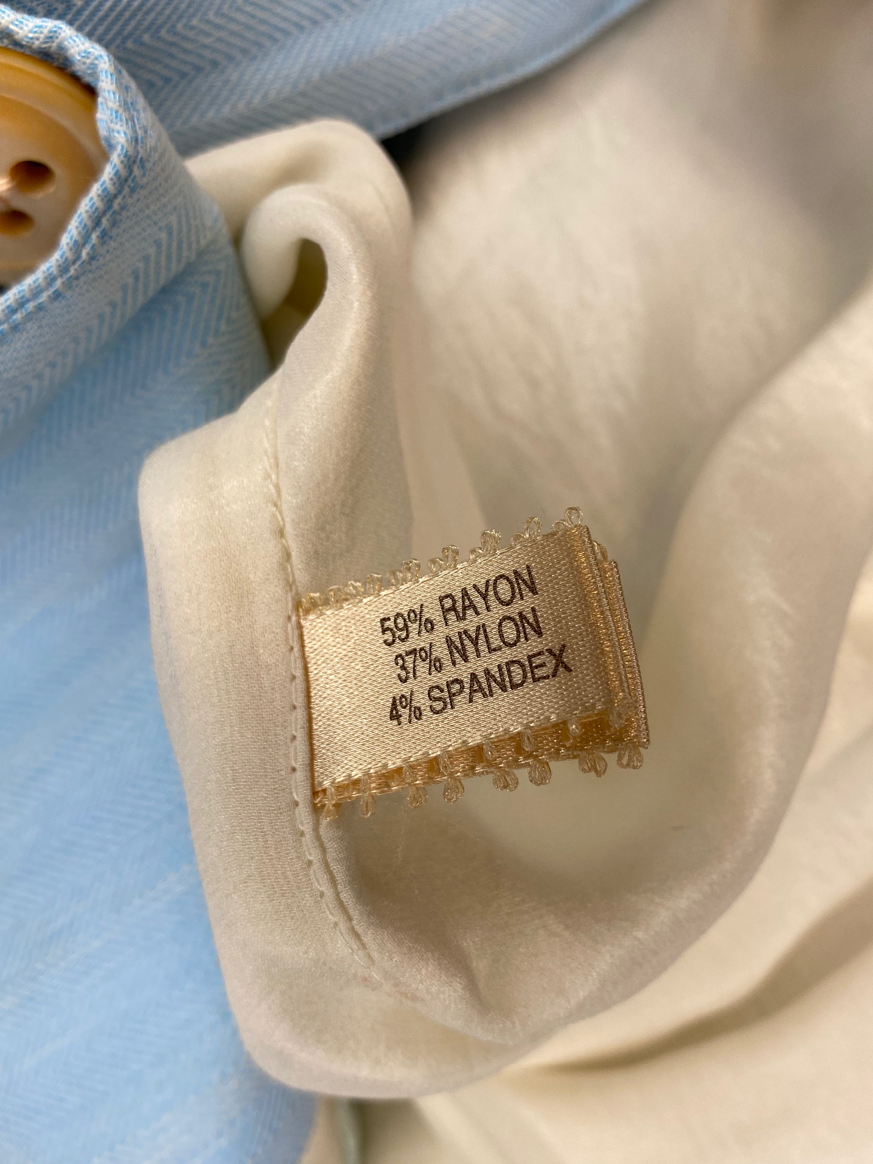 Pale Blue Cotton Coat for Women - Lightweight & Comfortable Outerwear - Perfect for Spring & Fall Fashion