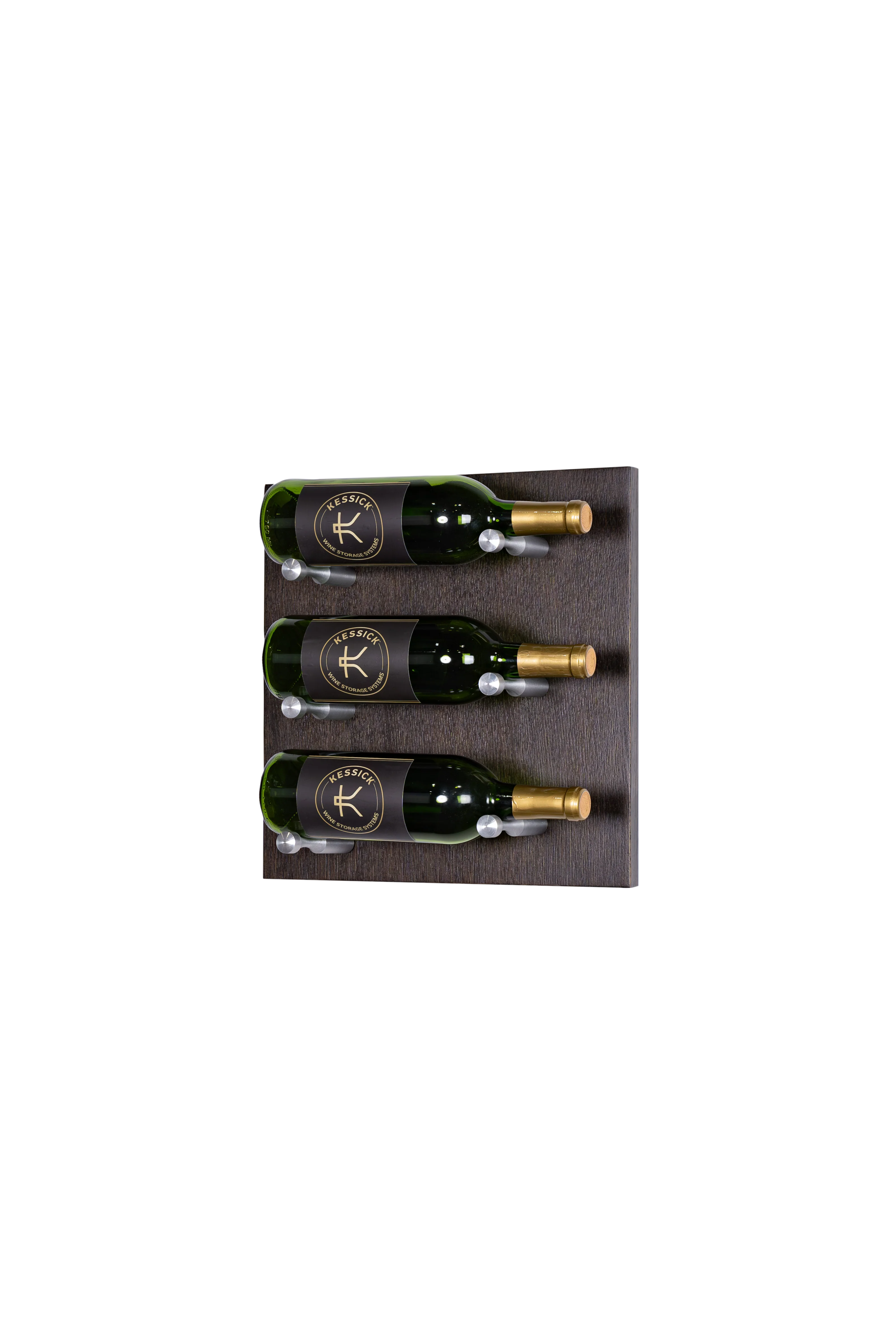 Kessick Wine as Art 14x14 Wood Panel Wine Rack - Wall Mounted Wine Storage for Kitchen, Dining Room & Home Decor