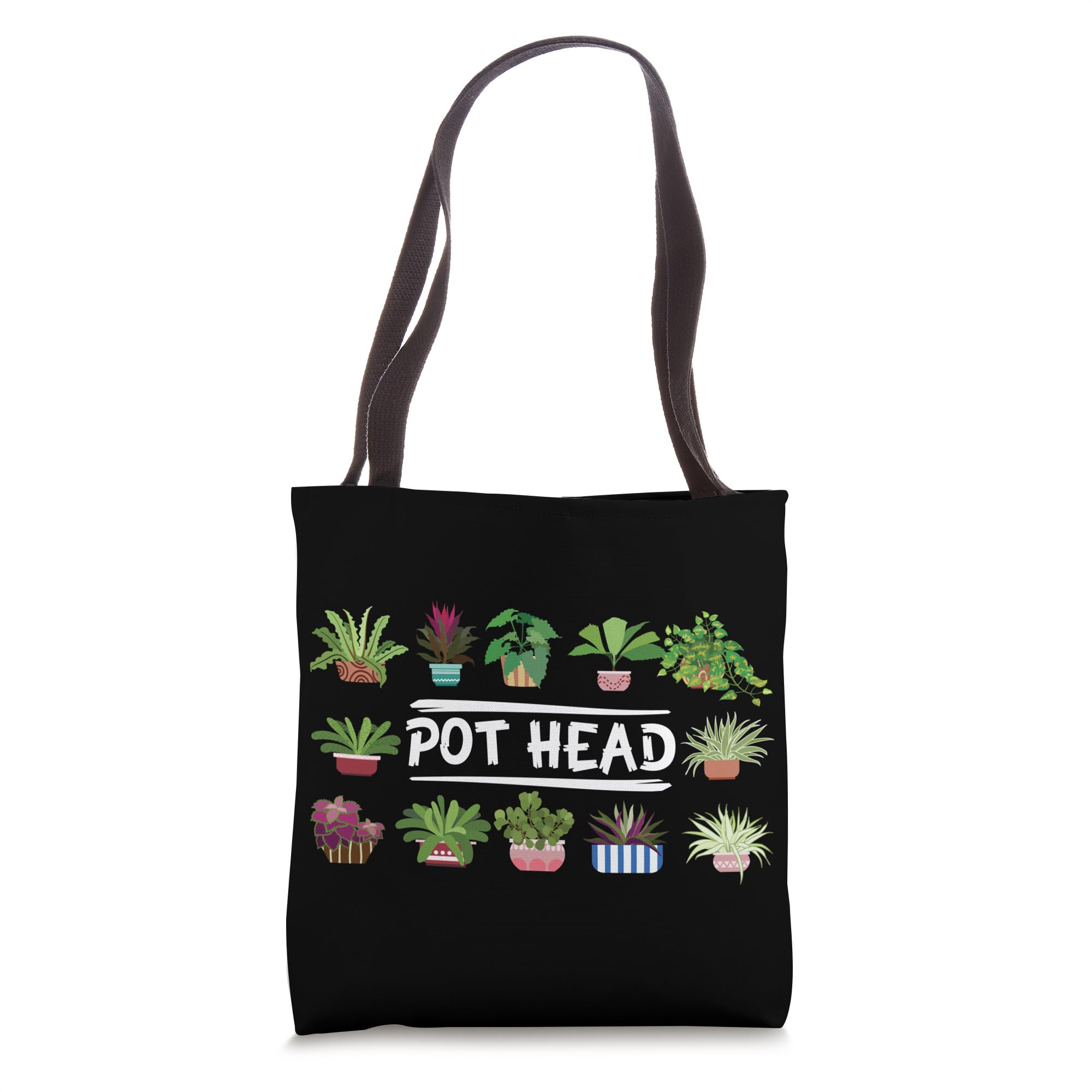 Stylish Gardening Potted Plant Pot Head Tote Bag - Durable & Eco-Friendly for Gardeners, Plant Lovers & Outdoor Enthusiasts | Perfect for Grocery Shopping, Farmers Market & Gardening Trips