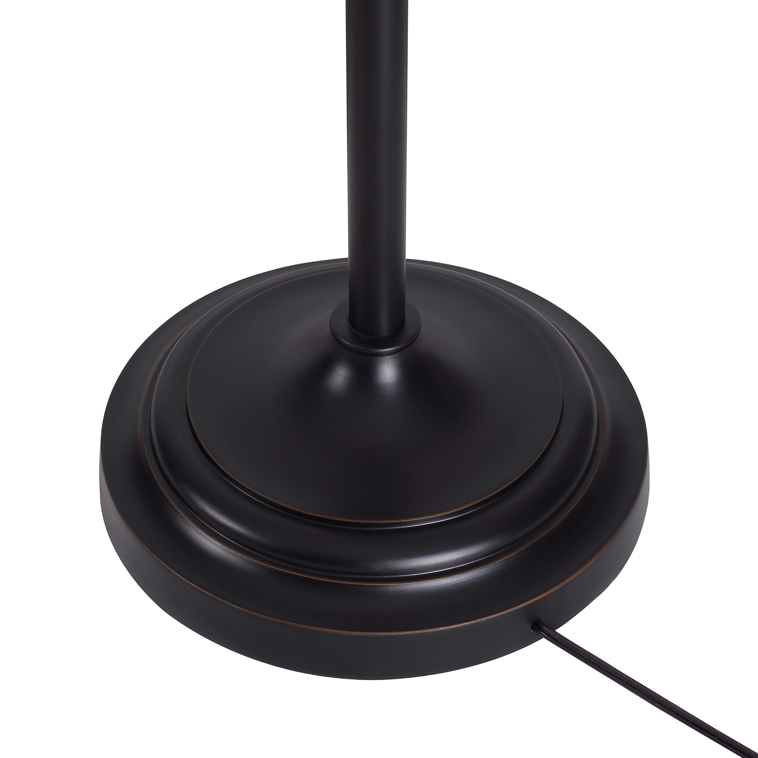 Kenroy Home 32718BRZ Bronze Finish Harmond Floor Lamp - Medium Height Modern Lighting for Living Room, Bedroom & Office Decor