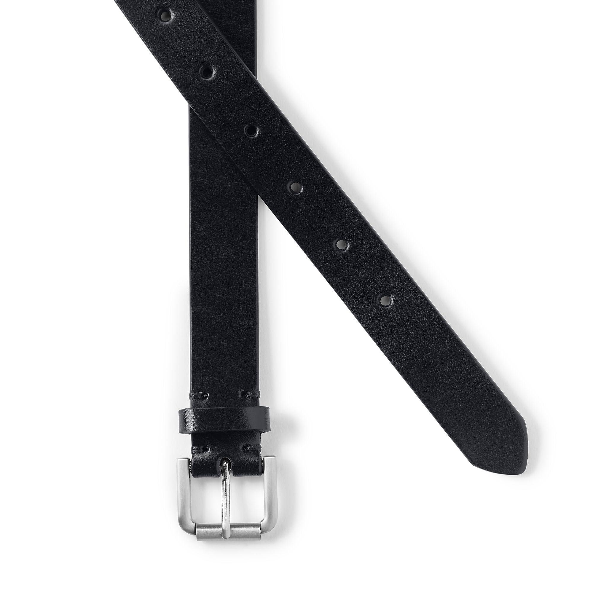 Lands' End Women's Classic Genuine Leather Belt - Stylish & Durable Accessory for Office, Casual Wear & Travel