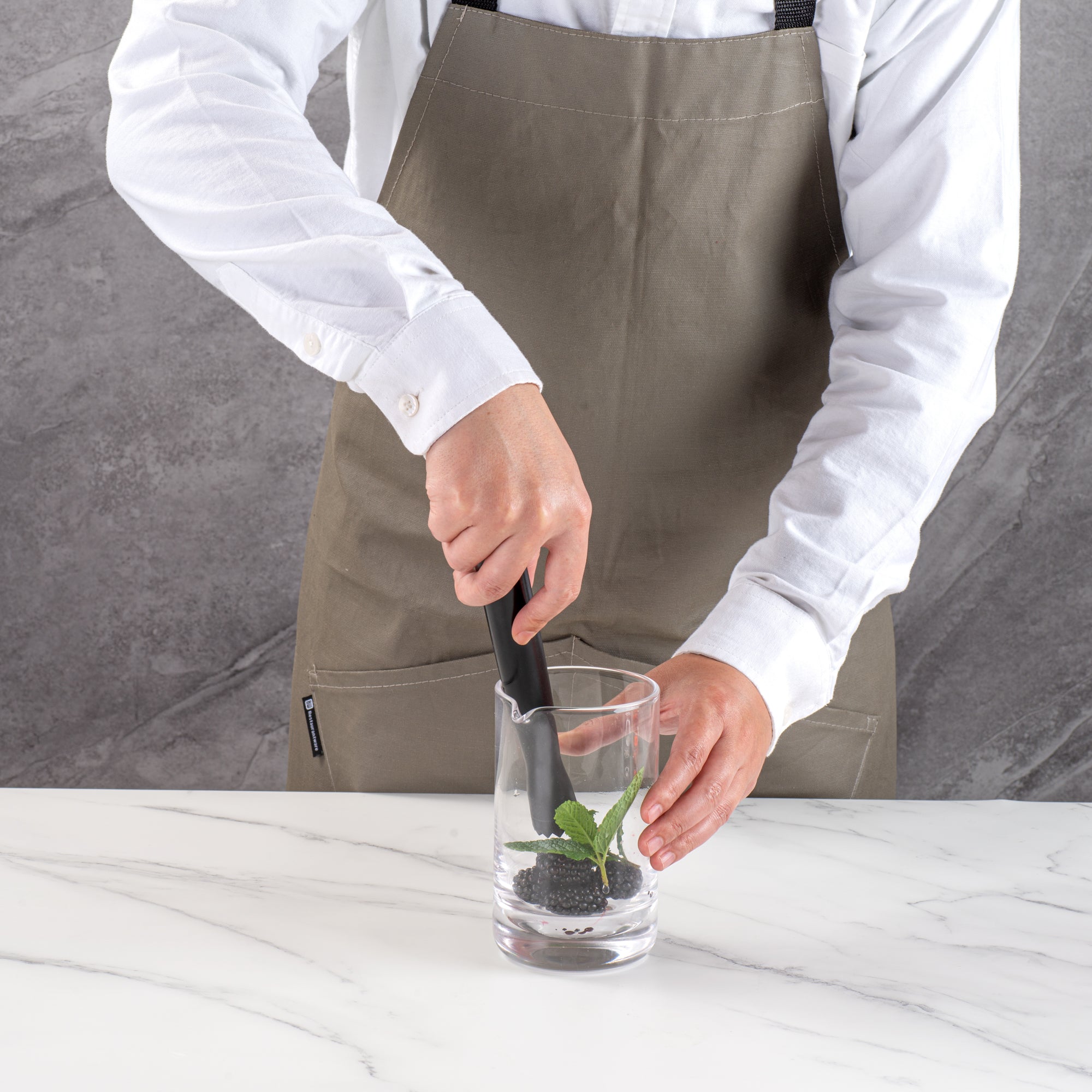 Premium 17 oz Hand Blown Crystal Cocktail Mixing Glass - Bar Lux Elegant Mixology Tool for Home & Professional Bartenders - Perfect for Old Fashioned, Martini & Craft Cocktails