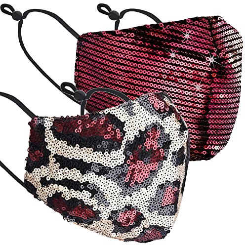 2 Mask Set - Animal Red/Red
