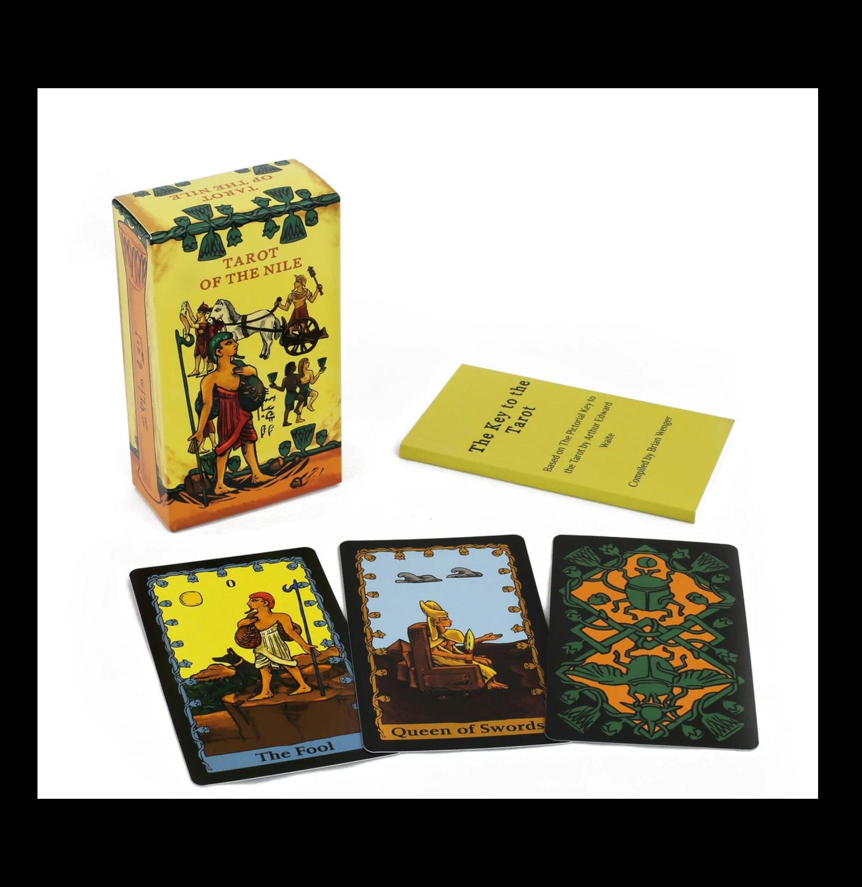 Tarot Of The Nile - 78-Card Modern Egyptian Tarot Deck for Divination & Spiritual Guidance | Perfect for Beginners & Professional Readers