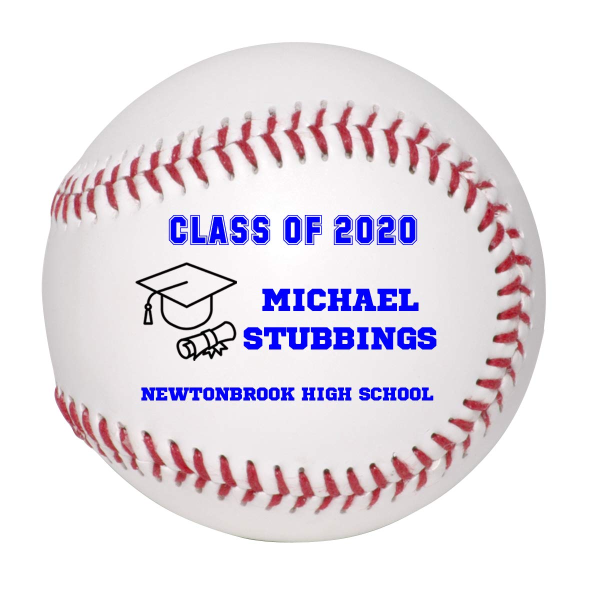 Custom Personalized 2025 Graduation Baseball - High School Graduation Gift for Boys & Girls - Class of 2025 Commemorative Keepsake - Perfect for Graduation Parties & Memory Boxes