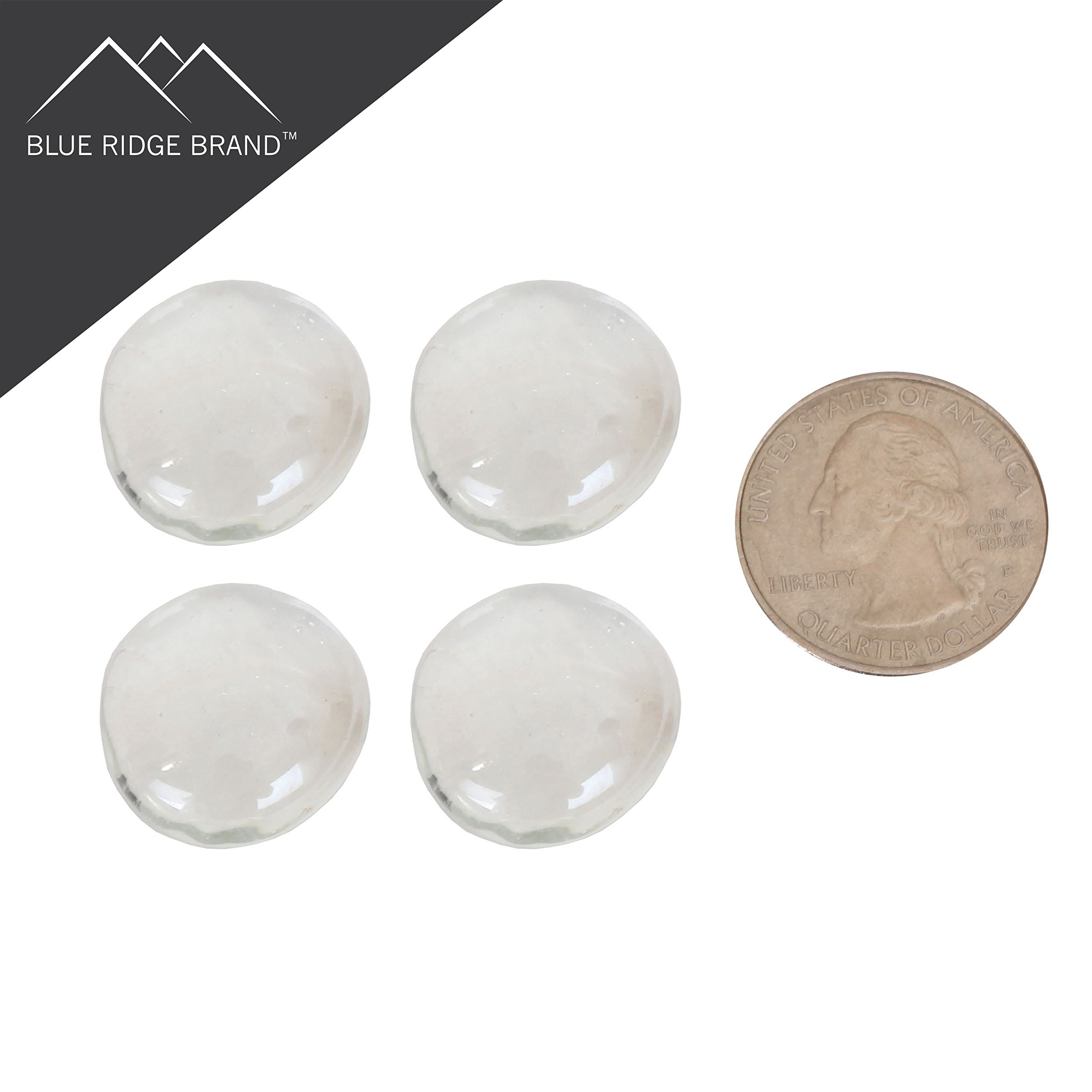 Professional Grade Reflective Fire Pit Glass Beads - 3/4