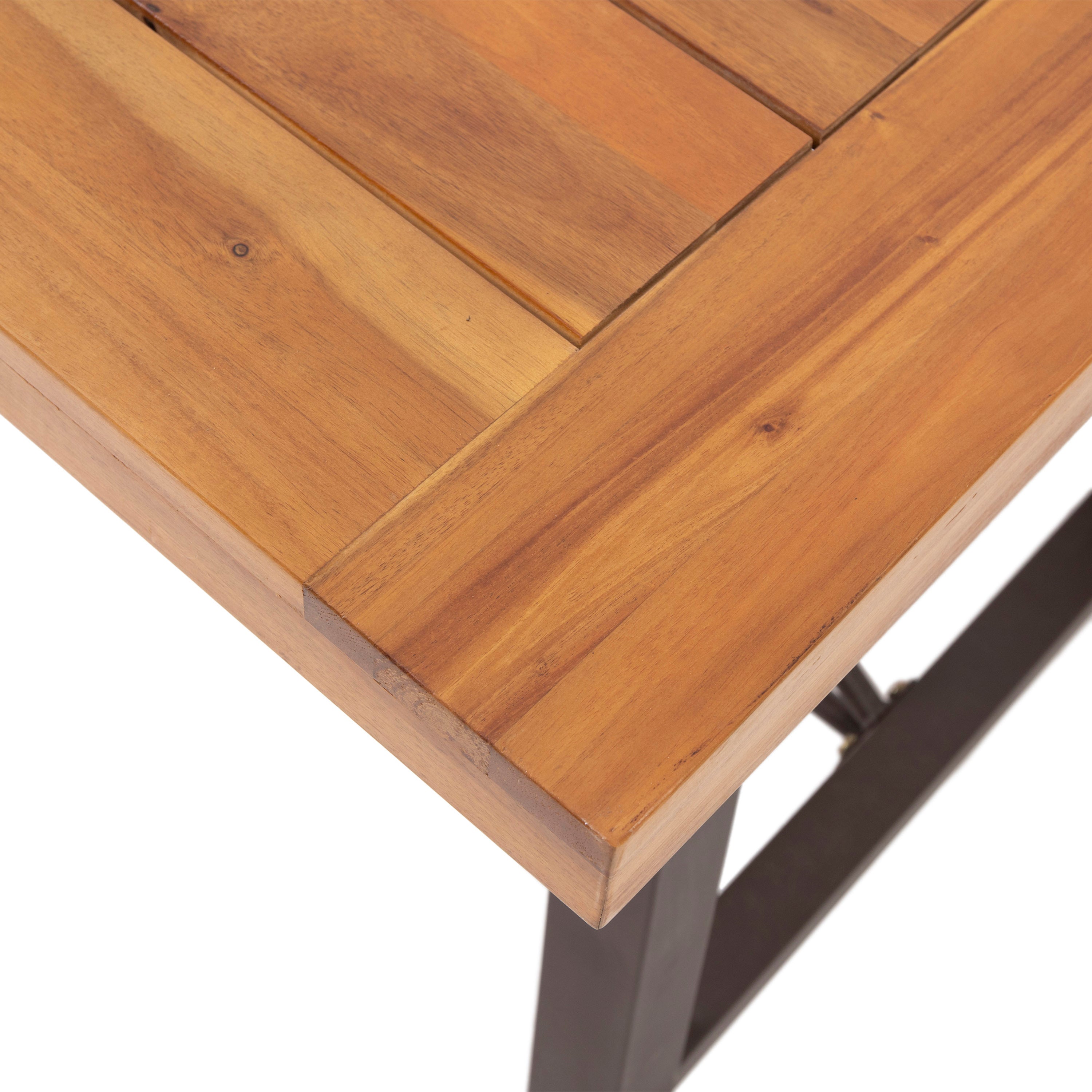 CATRIONA 3-Piece Wooden Outdoor Dining Set - Patio, Garden, Backyard Furniture for Al Fresco Dining & Entertaining