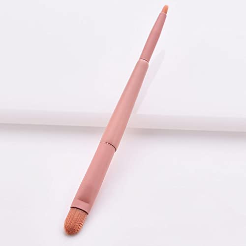 5-Piece Professional Makeup Brush Set with Wooden Handle - Foundation, Blush, Eyeshadow, Concealer & Powder Brushes for Flawless Makeup Application at Home or Salon