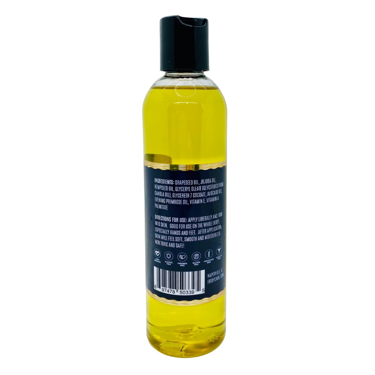 Premium 8 oz Luxury Massage & Body Oil for Relaxation & Hydration - Perfect for Spa, Aromatherapy & Self-Care at Home