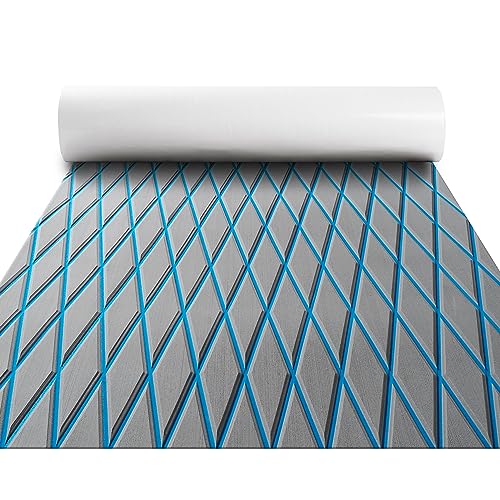 Grey With Blue Lines
