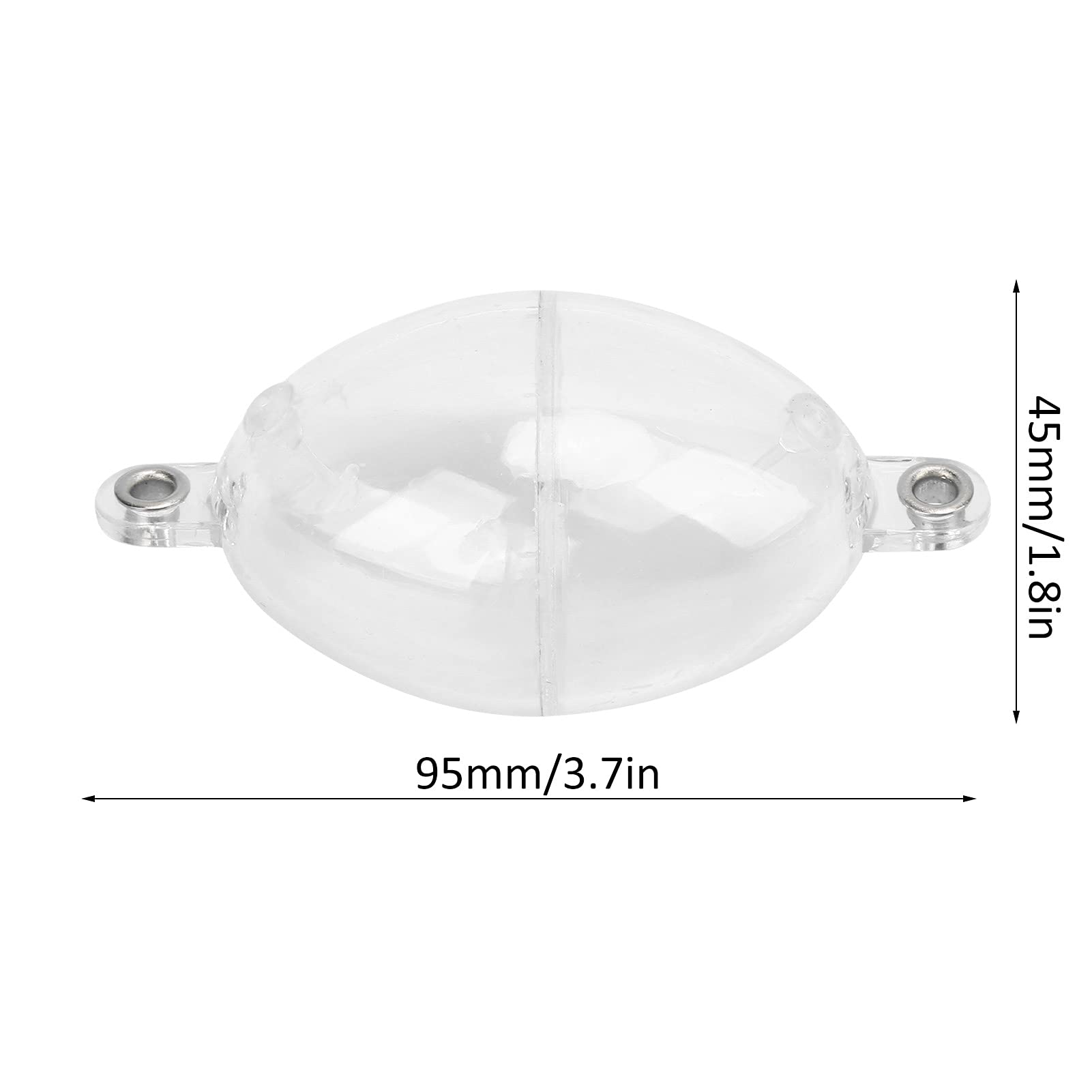 Fishing Float Controller - High Visibility Transparent White for Sea & Freshwater Fishing | Perfect for Anglers & Outdoor Enthusiasts