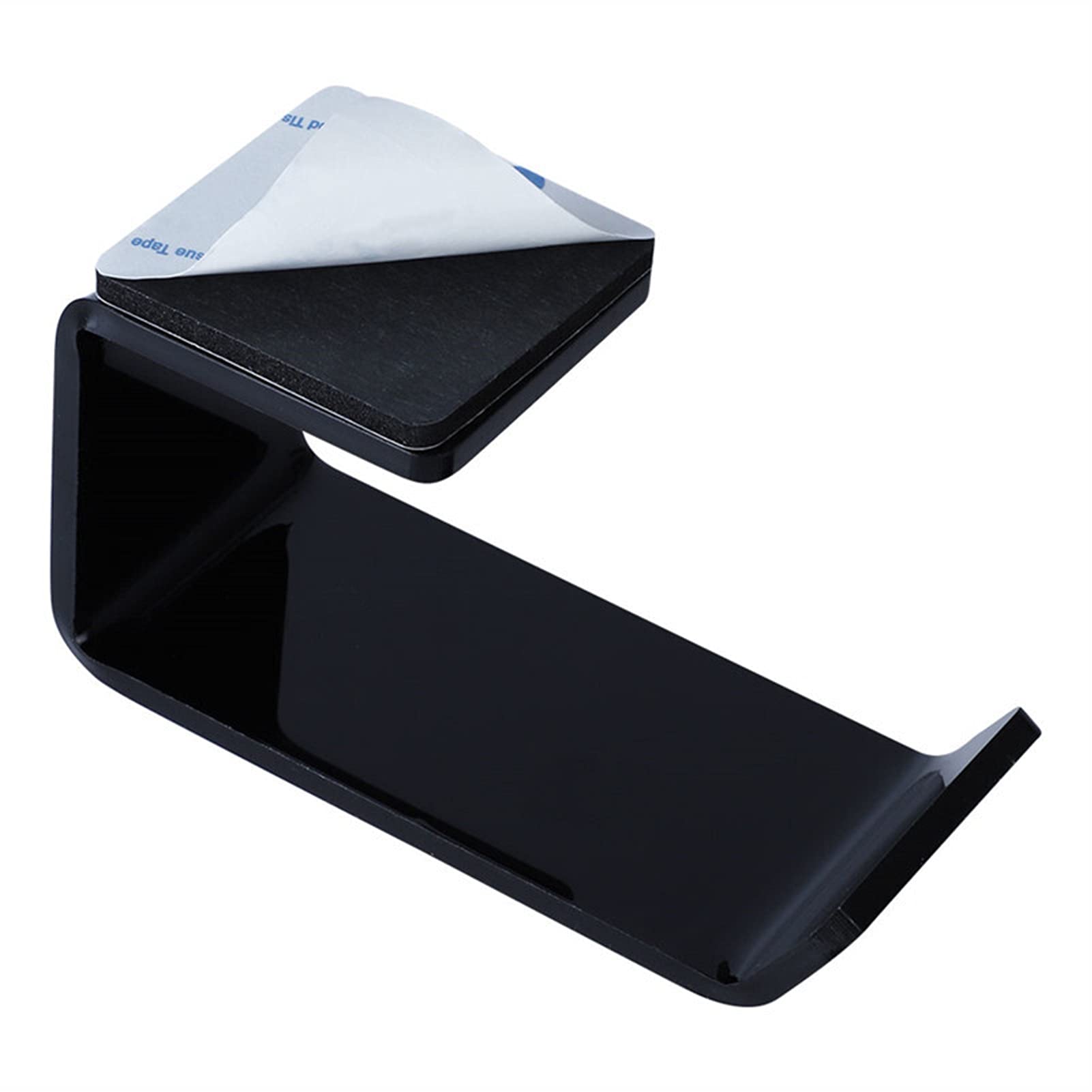 ZCZZZ Acrylic Headset Holder Sticker - Under Desk & Wall Mounted Earphone Hook Bracket for Headphone Display & Storage - Perfect for Office, Gaming Setup, and Home Organization
