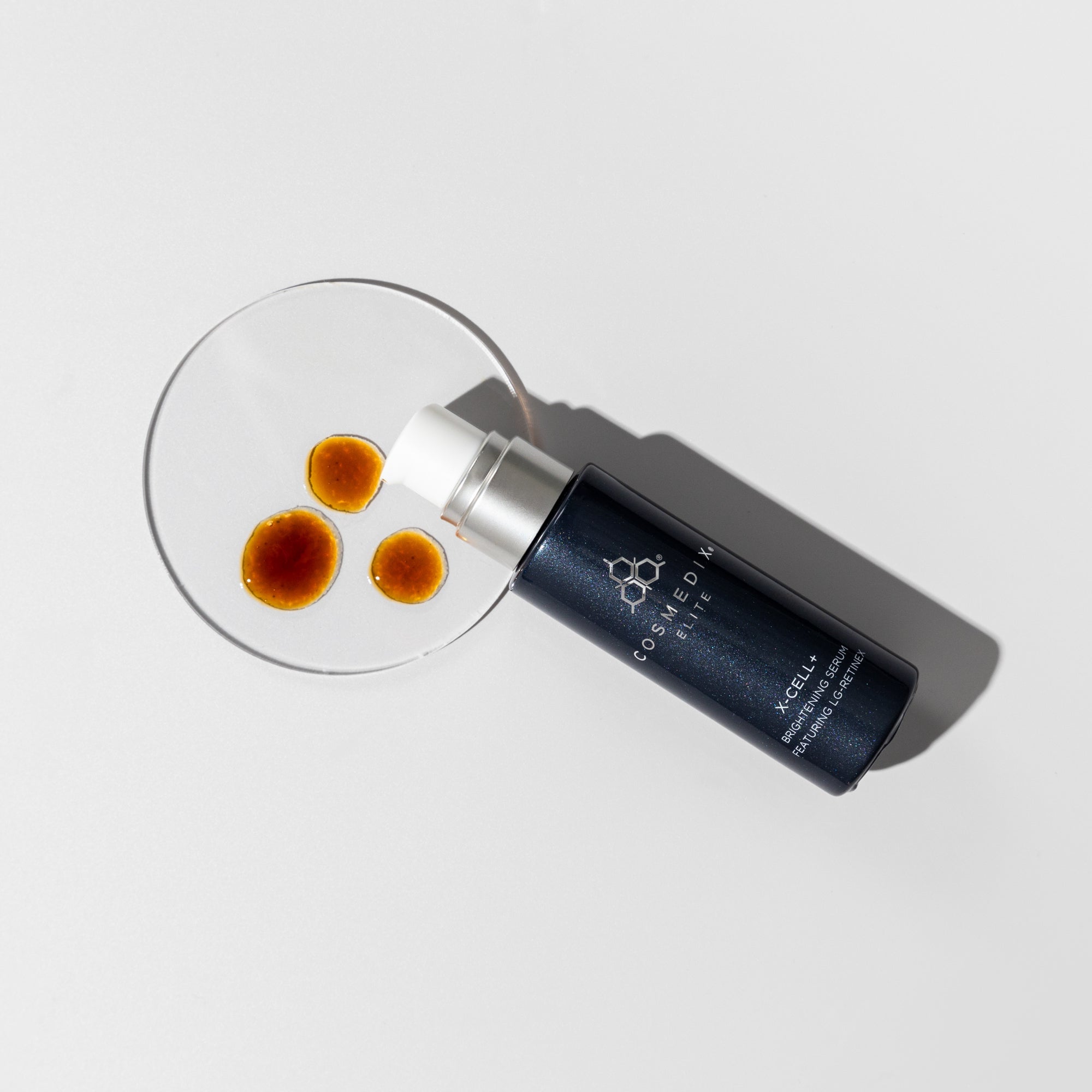 X Cell+ Brightening Serum for Face - Vitamin C & Hyaluronic Acid Dark Spot Corrector - Glowing Skin Treatment for Day & Night Use
