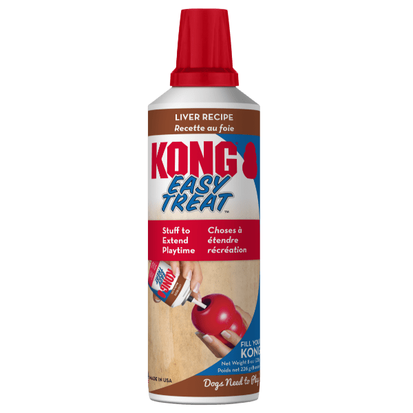 KONG Easy Treat Liver Recipe Dog Treats - Natural & Delicious Training Snacks for Small & Large Dogs - Perfect for Reward, Training & Playtime