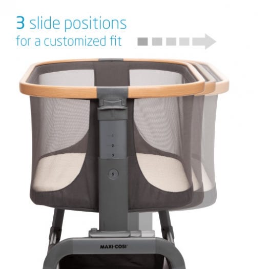 Maxi Cosi Iora 2-in-1 Baby Bassinet & Co-Sleeper - Convertible Crib for Newborns | Safe Sleep Solution for Bedside or Nursery Use