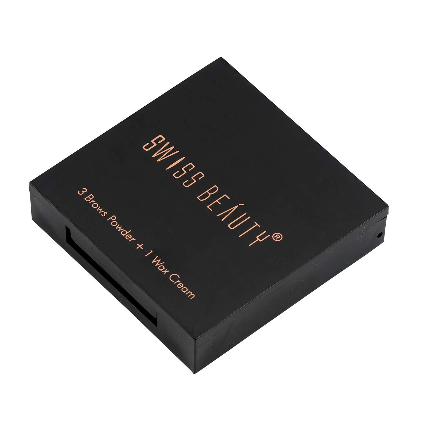 Swiss Beauty Eyebrow Palette with Wax Cream - Travel-Friendly Makeup Kit with Blendable Colors for Perfect Brows | Shade-02, 5g | Ideal for Daily Use, Professional Makeup & On-The-Go Touch Ups