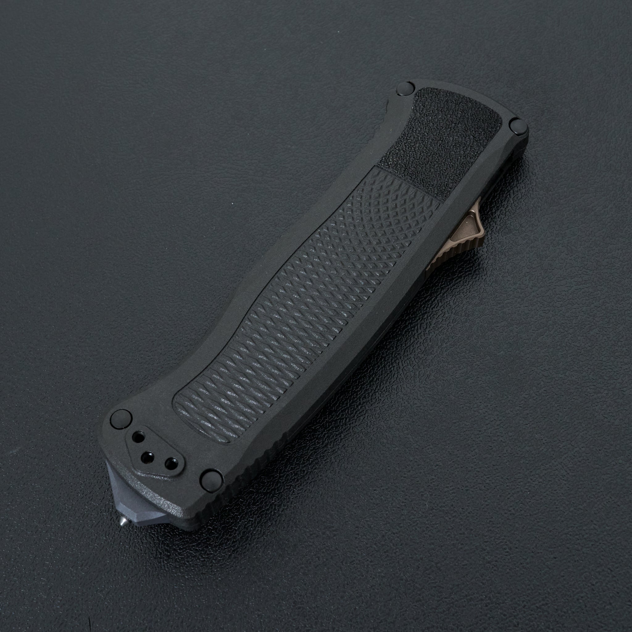 Benchmade Shootout CF-Elite Tanto Folding Knife - Premium EDC Pocket Knife for Outdoor, Camping, Hiking & Everyday Carry