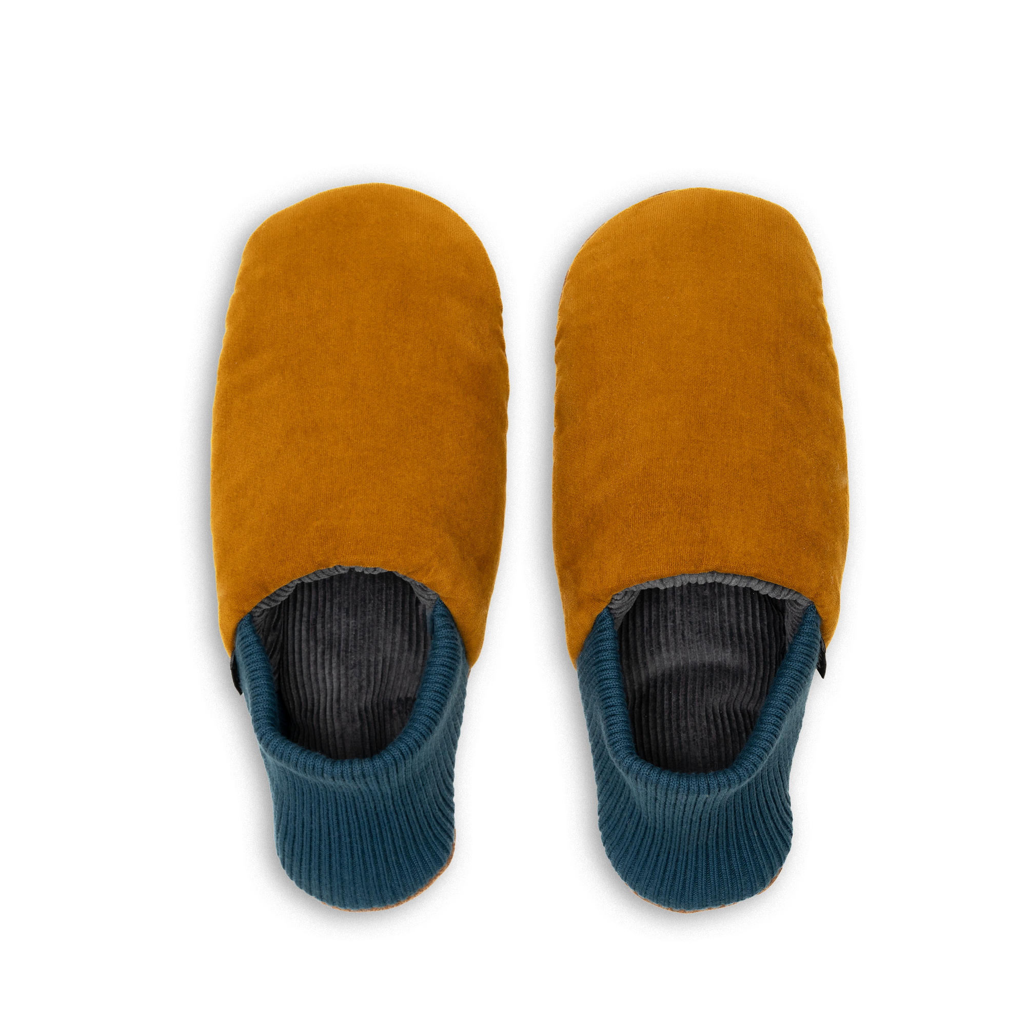 Velvet House Slippers with Corduroy Lining - Cozy Indoor Shoes for Women & Men - Perfect for Home, Lounge, and Winter Comfort