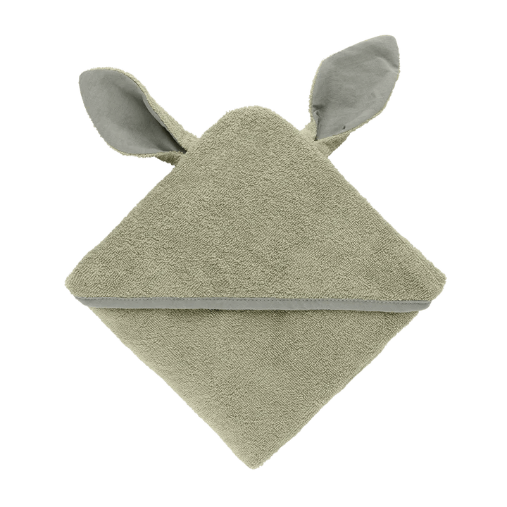 BIBS Kangaroo Hoodie Baby Towel - Soft & Absorbent Hooded Bath Towel for Newborns & Toddlers - Perfect for Bath Time, Swimming & Snuggling