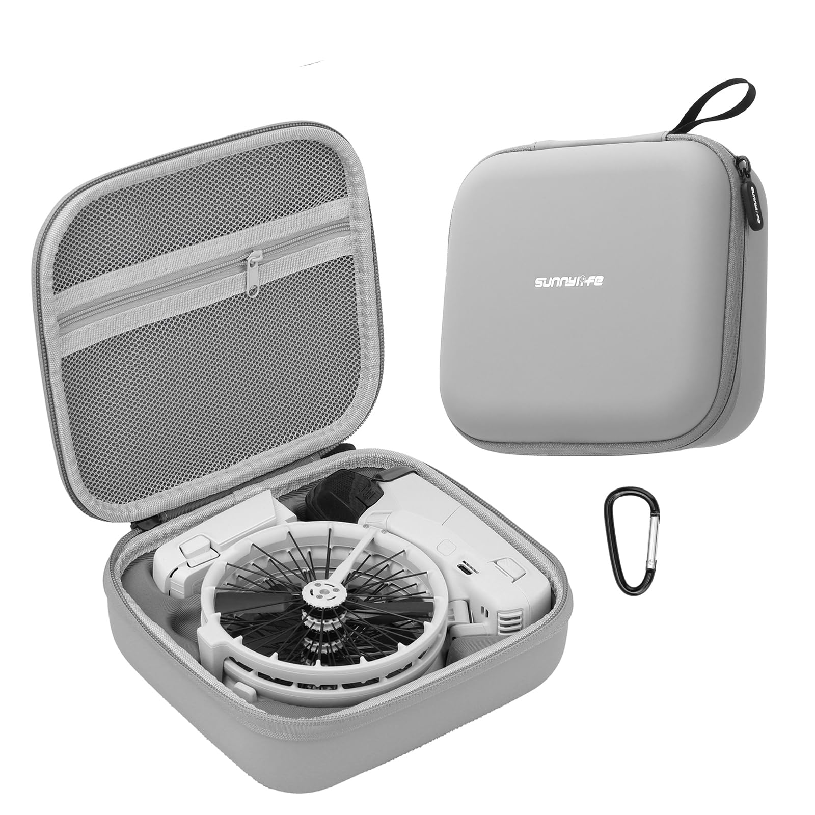 **DJI Flip Drone Carrying Case - Portable Travel Storage Bag for DJI Flip Accessories (Grey) - Perfect for Travel, Hiking & Outdoor Adventures**