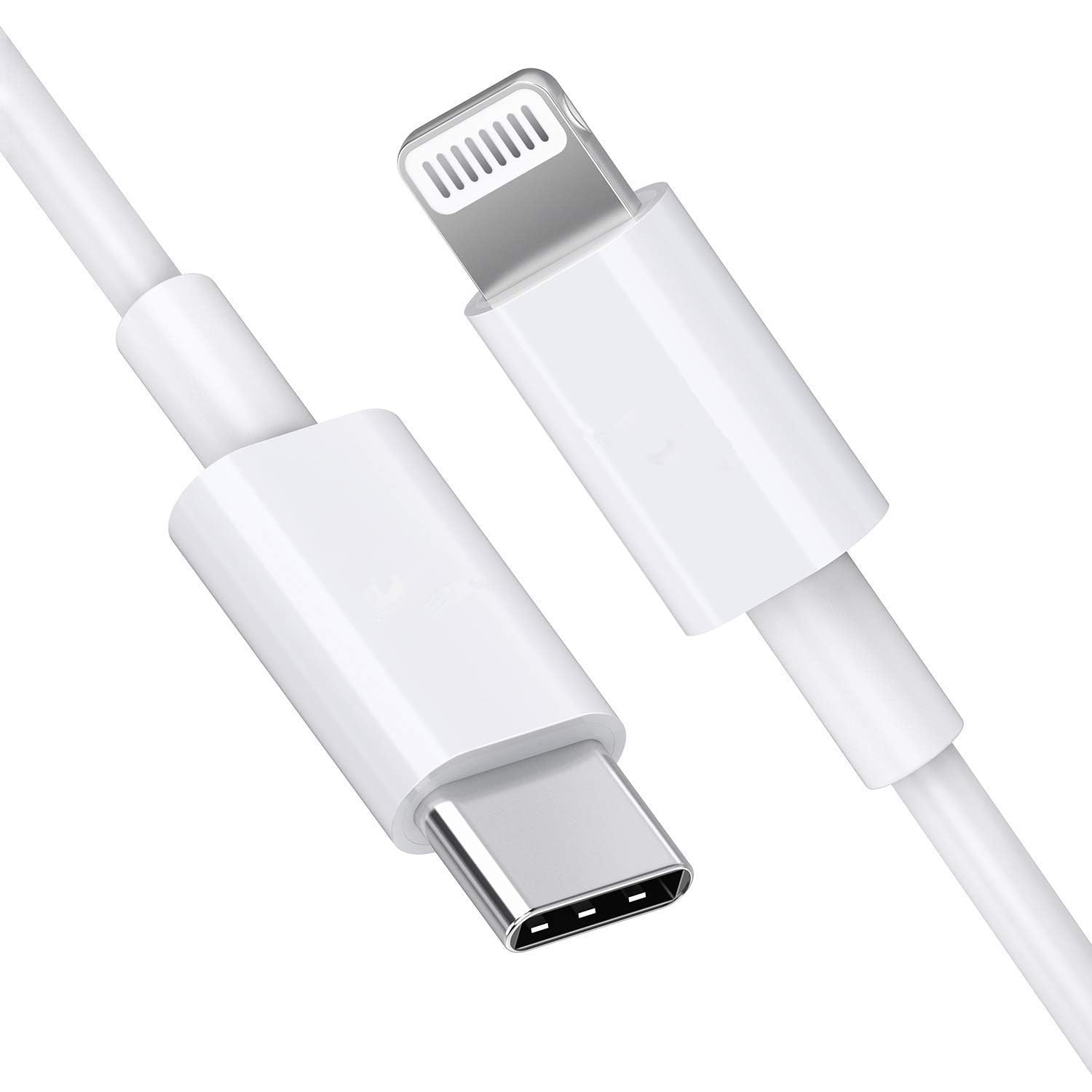 Apple MFi Certified USB C to Lightning Cable 2M - Fast Charging Cord for iPhone 13/12/11/X/8 & iPad - Durable Nylon Braided USB-C Charger for Home, Office & Travel Use