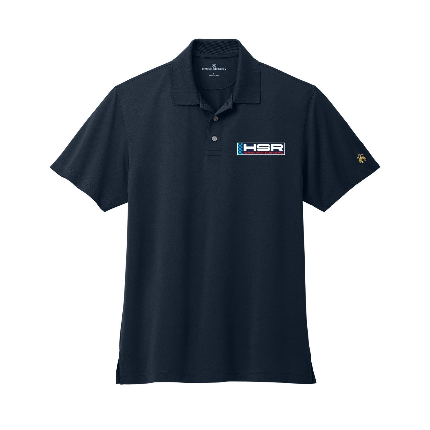 Brooks Brothers Men's Classic Polo Shirt in Navy Blue - Comfortable Cotton Casual Wear for Golf, Office & Everyday Outfits