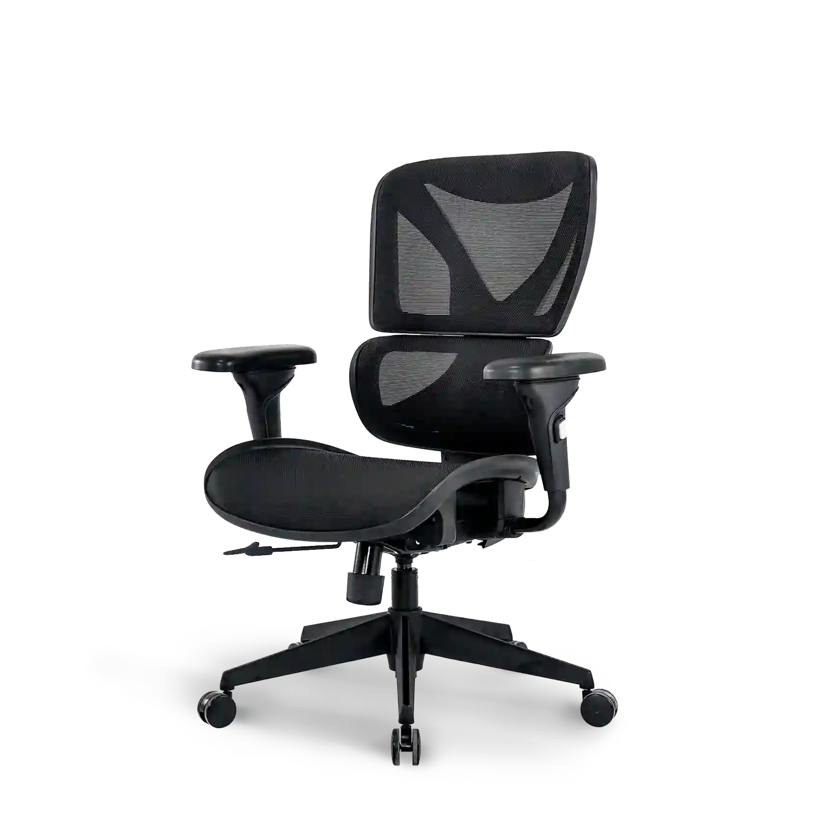 Ergonomic Office Chair with Lumbar Support - Adjustable Height & Swivel - Comfortable Desk Chair for Home & Office Workspaces - Perfect for Long Hours of Sitting, Gaming, or Studying
