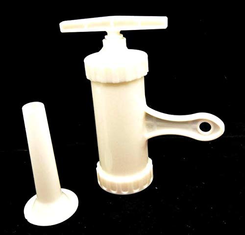 WOIWO 2-Pack Manual Sausage Stuffer for Home Use - Stainless Steel Sausage Filler & Meat Grinder Attachment - Perfect for Making Homemade Sausages, Burgers & Ground Meat (Great for BBQ, Camping & Holiday Cooking)