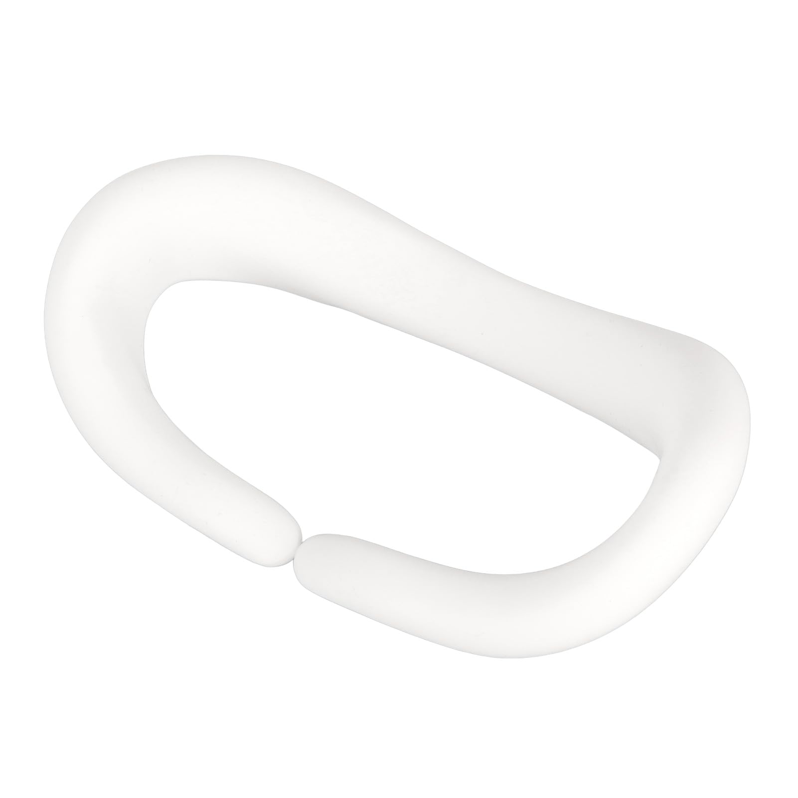 VR Headset Eye Cushion Replacement - Sweat-Resistant Silicone Face Pad, Lightweight & Waterproof VR Accessories for Oculus Quest 2, HTC Vive, PSVR - Perfect for Gaming, Fitness & Long VR Sessions (White)