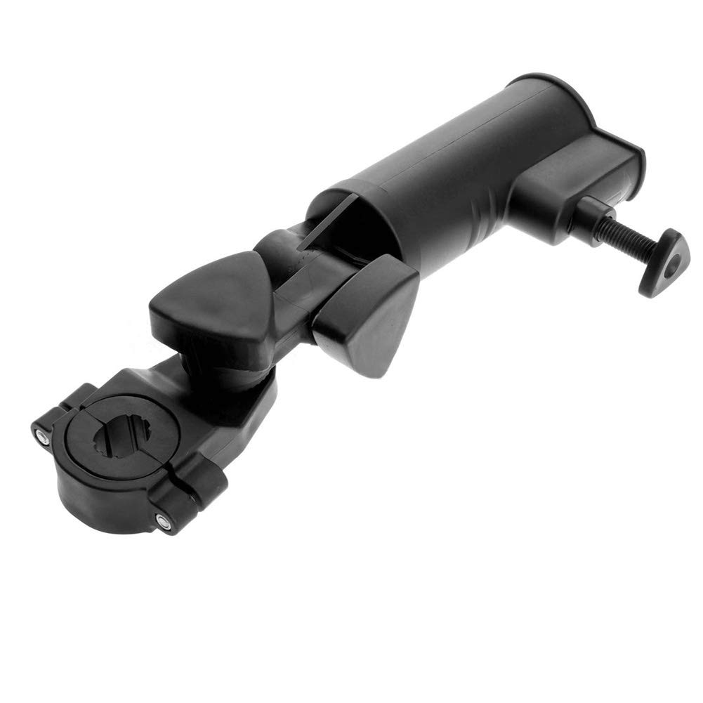 Adjustable Golf Push Cart Umbrella Holder - Universal Golf Cart & Bicycle Stroller Umbrella Mount - Compatible with Baby Carriage & Wheelchair - Perfect for Golfing, Cycling, and Outdoor Activities