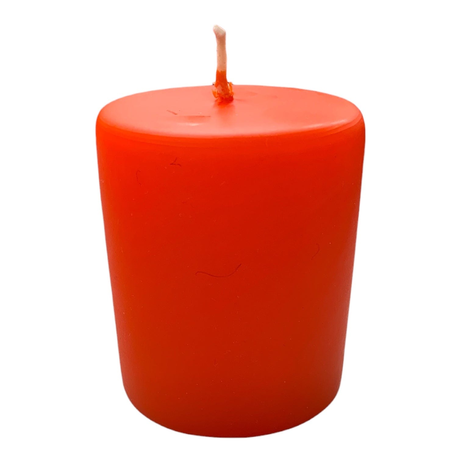 Premium Tangerine Scented Pillar Candle - 75mm (3 inches) for Home Decor, Aromatherapy & Relaxation - Perfect for Living Room, Bedroom & Spa