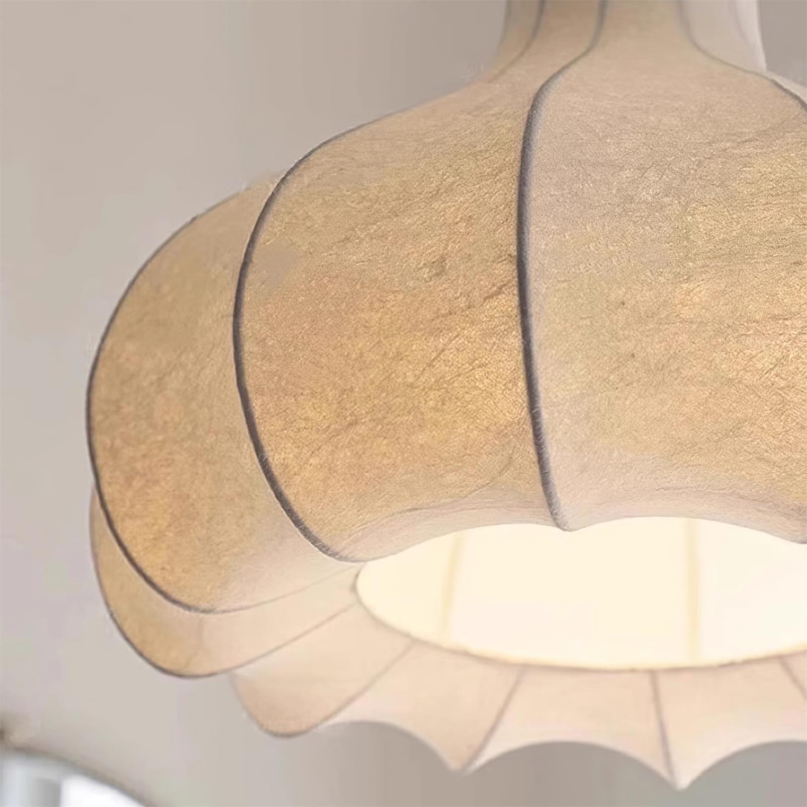 Stylish Mosh Silk Pendant Lamp - Elegant Handmade Hanging Light Fixture for Living Room, Bedroom & Dining Room Decor | Perfect Boho Chic Home Lighting