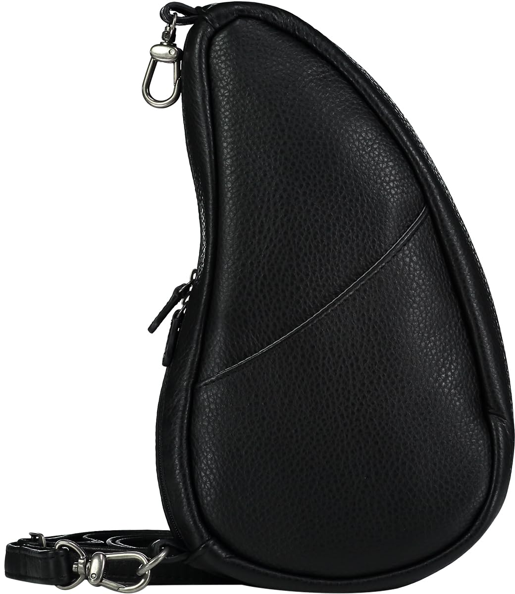 AmeriBag 10 Inch Genuine Leather Crossbody Sling Bag for Women - Stylish & Lightweight Purse for Travel, Shopping & Everyday Use