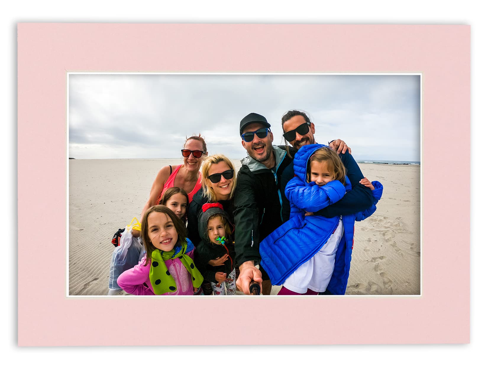24x36 Acid-Free Soft Pink Precut Mat Board - Perfect Fit for 28x40 Picture Frames | Premium Photo Mat for Family Portraits, Artwork, Show Kits & Framing | Ideal for Home Decor, Galleries & Professional Displays (Pack of 1)