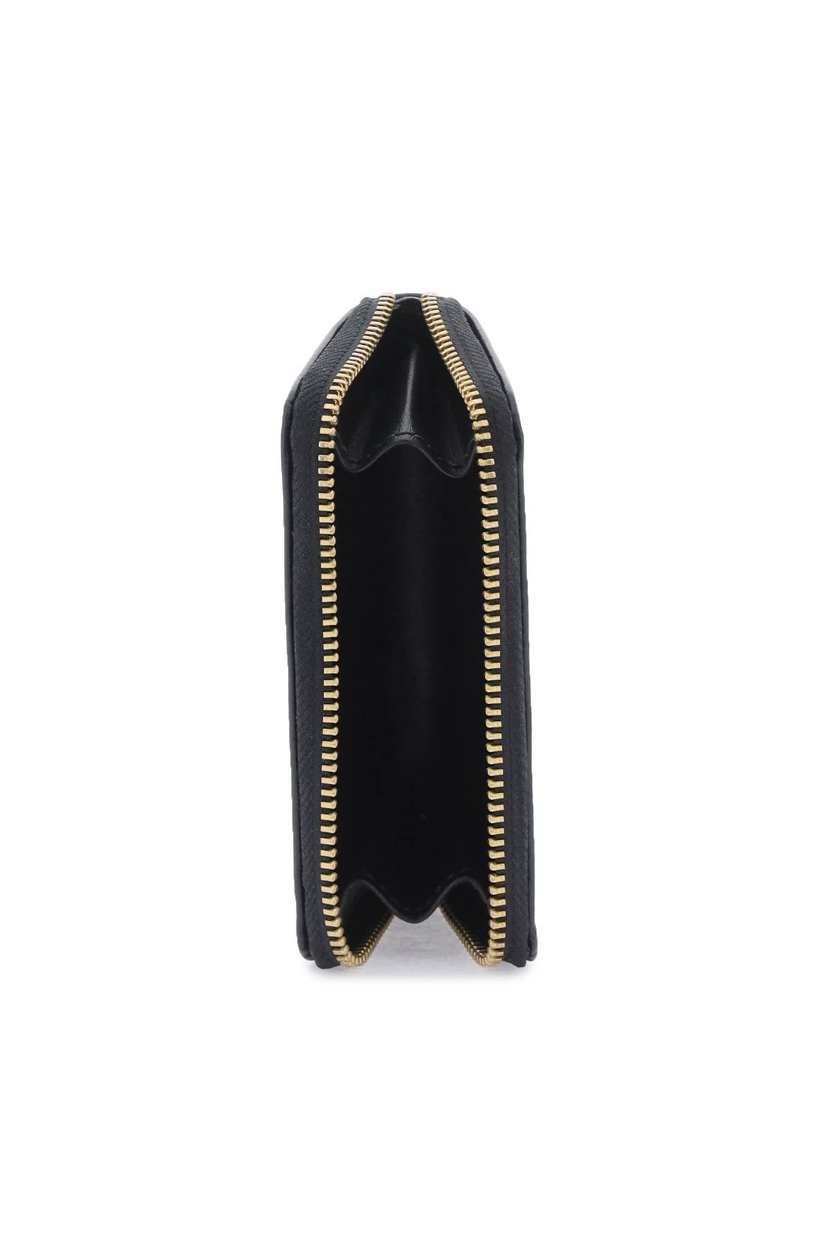 Comme des Garçons Polka Dot Zip Around Wallet & Coin Purse - Stylish and Compact for Everyday Use, Travel, and Gift Giving