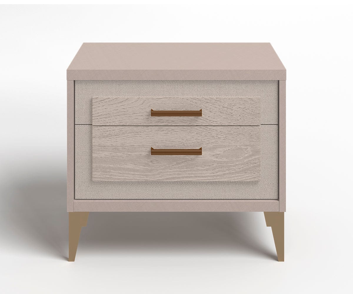Modern Nightstand with Drawer - Antonella Bedside Table for Bedroom, Living Room & Guest Room - Stylish & Functional Storage Solution