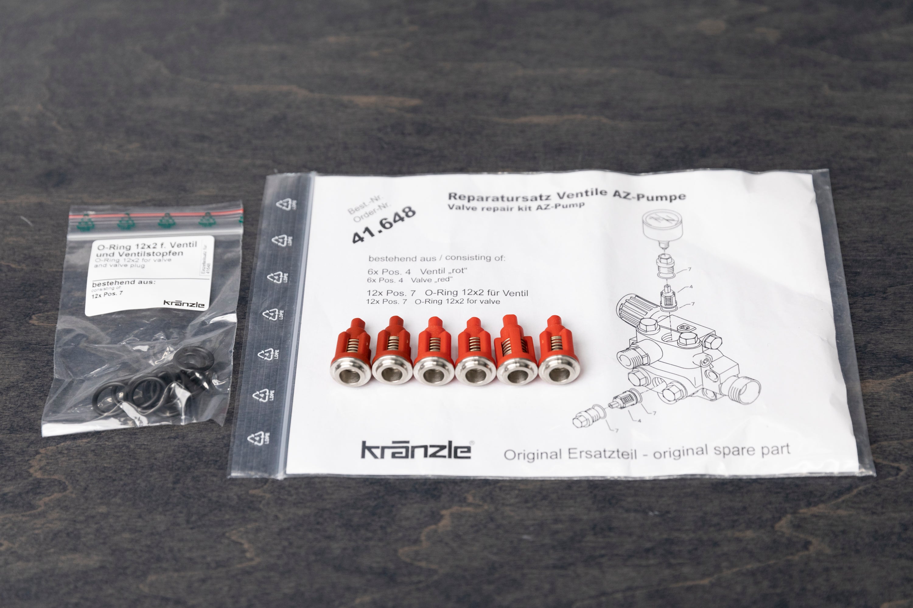 Kranzle Valve Replacement Kit - High Pressure Washer Repair Parts for Commercial & Residential Use - Perfect for Car Washing, Home Cleaning, and Outdoor Maintenance