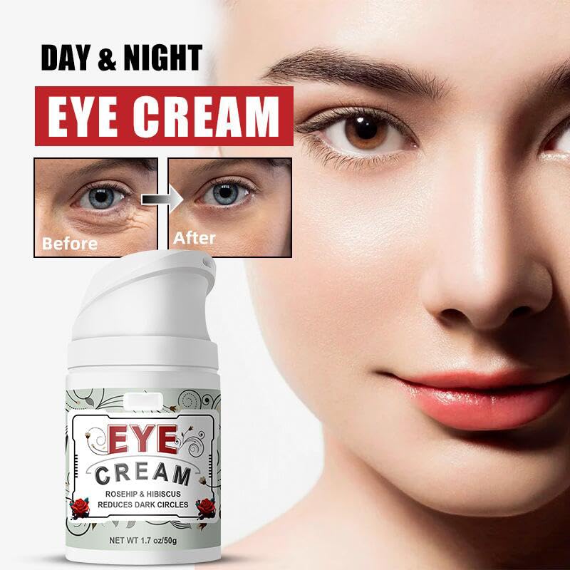 Best Firming Eye Cream for Dark Circles & Puffiness - Natural Anti-Aging Collagen Treatment Reduces Bags Under Eyes & Improves Dryness - Perfect for Sensitive Skin & Daily Skincare Routine