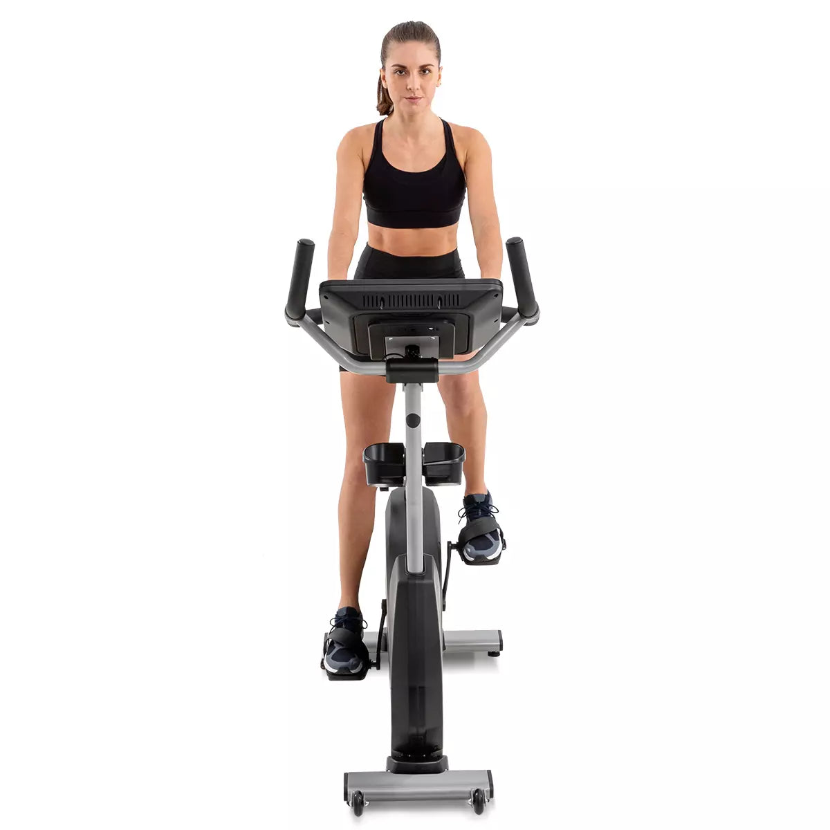 Spirit Fitness CU800 Commercial Upright Exercise Bike for Home & Gym - Heavy Duty Cardio Workout Equipment for Weight Loss & Fitness Training