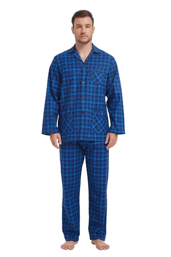 Dark Blue Plaid & Red Line