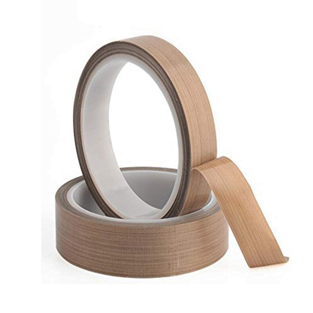 Premium PTFE Adhesive Teflon Tape 1/2 Inch x 30 Foot - High Temperature Resistant Sealing Tape for Weston, Seal A Meal & Cabela's Vacuum Sealers - Ideal for Food Packaging, Plumbing & DIY Repairs
