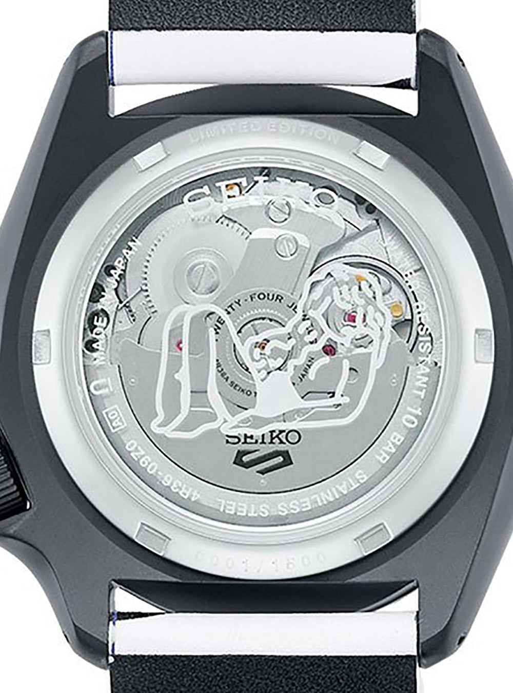 SEIKO 5 Sports Automatic Watch SPBSA123 - Limited Edition Moai Design - Made in Japan JDM - Perfect for Collectors & Watch Enthusiasts