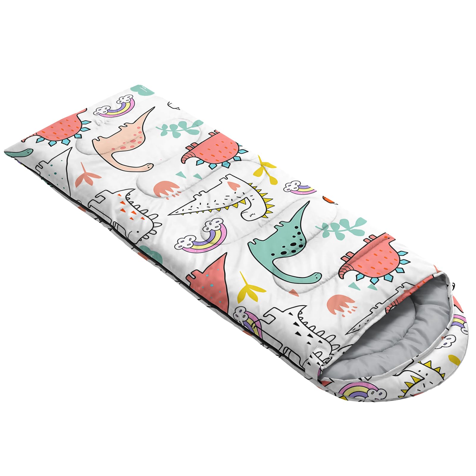 QOOMO 3-Season Lightweight Waterproof Sleeping Bag for Adults & Kids - Warm & Cool Weather Camping Gear for Travel, Hiking, and Outdoor Adventures