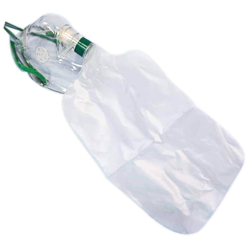 Adult Non-Rebreather Oxygen Mask - Medical Grade Oxygen Therapy Mask for Emergency, Hospital & Home Use - BPA Free & Latex Free - Ideal for COPD, Asthma & Respiratory Support