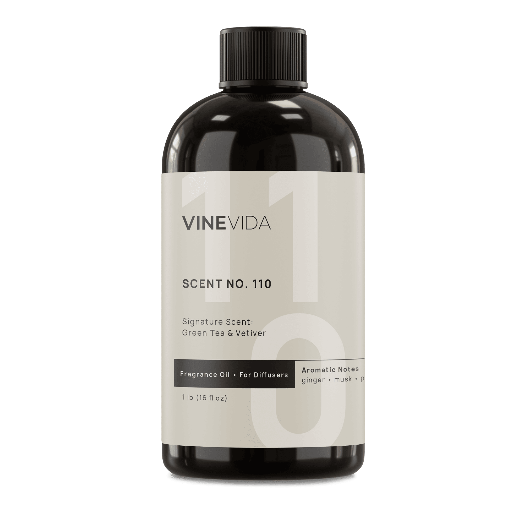 Premium Green Tea & Vetiver Fragrance Oil for Aromatherapy Diffusers - Relaxing Scent for Home, Office, Spa & Yoga Studio